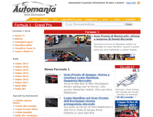 Tablet Screenshot of f1.automania.it